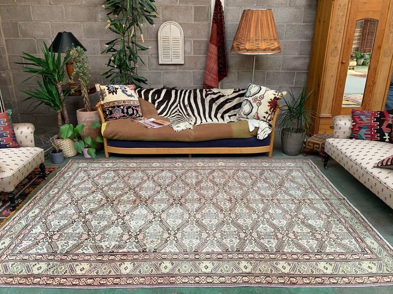 A vintage rug